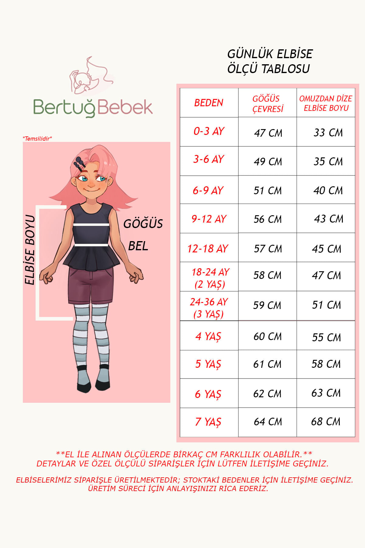 Fırfır Detaylı Vintage Krep Tasarım Kız Çocuk Bebek Kırık Beyaz Mevlüt Doğum Günü Elbise