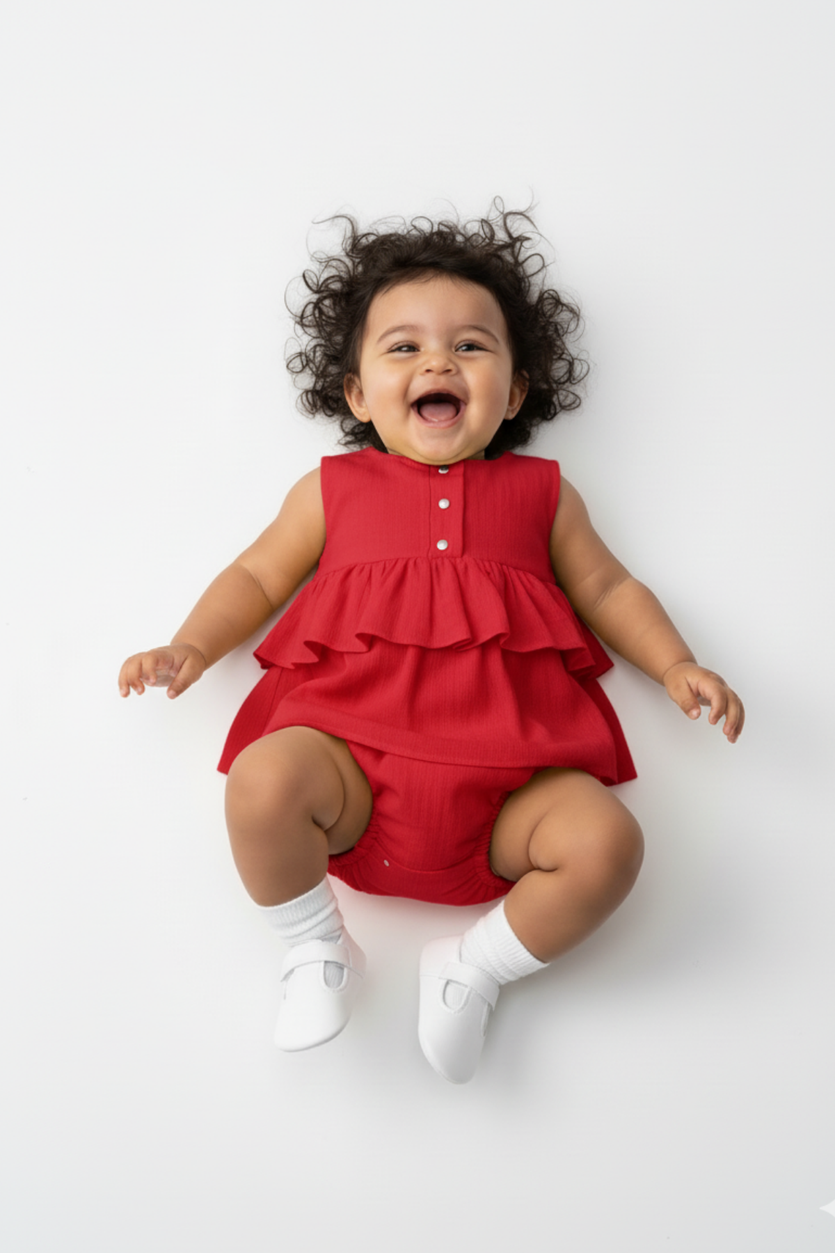 Şile Bezi Sarı Kız Bebek Çocuk Alt Üst Şortlu Takım