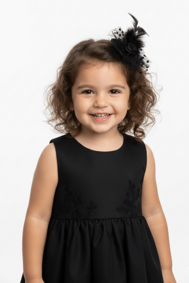 Minik Siyak Kız Çocuk Genç Şapka Klips Toka