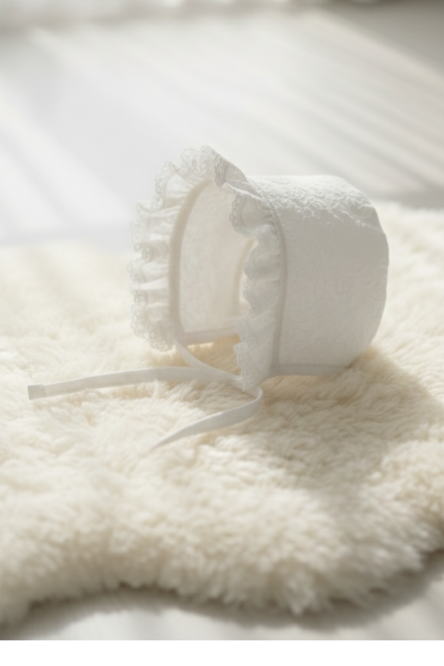 Dantelli Kız Çocuk Bebek Krep Bone